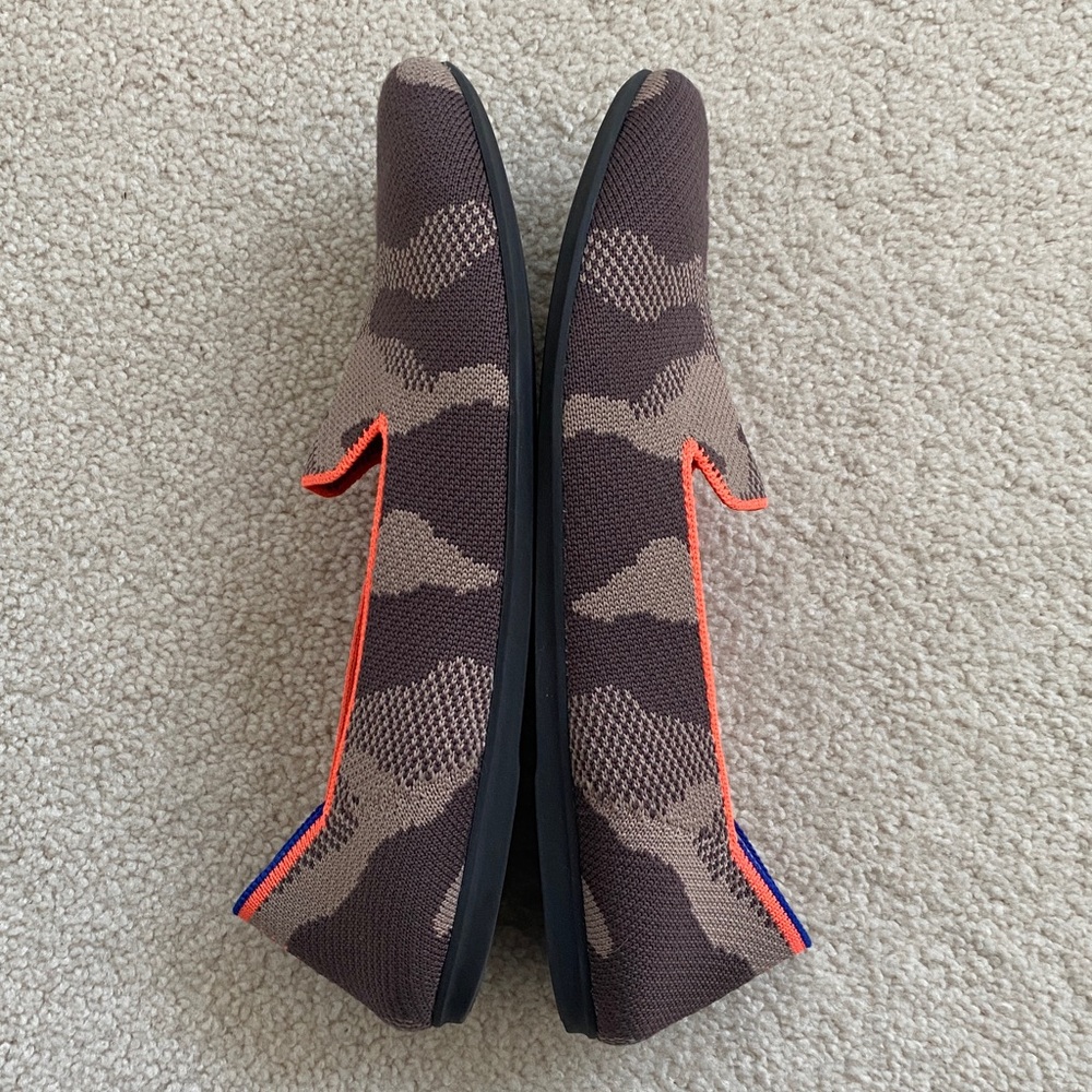 Rothy's Brown and Tan Camouflage Flats, Like New - Picture 7 of 13